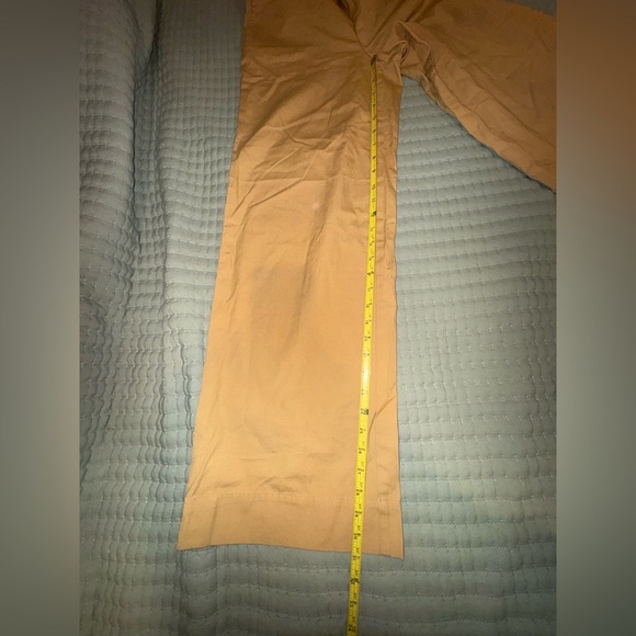 Who What Wear Wide Leg darkTan/burnt yellow Pants w belt Size 2 NWOT - Picture 5 of 12